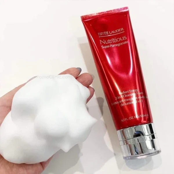 estee lauder nutritious super pomegranate radiant energy 2 in 1 cleansing foam 6