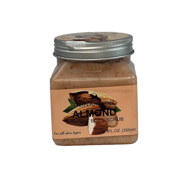 donamoon almond sherbet body scrub