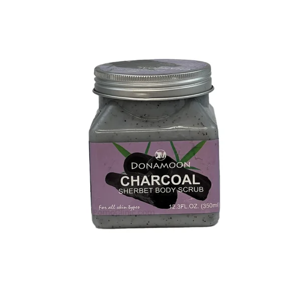 donamoon charcoal sherbet body scrub