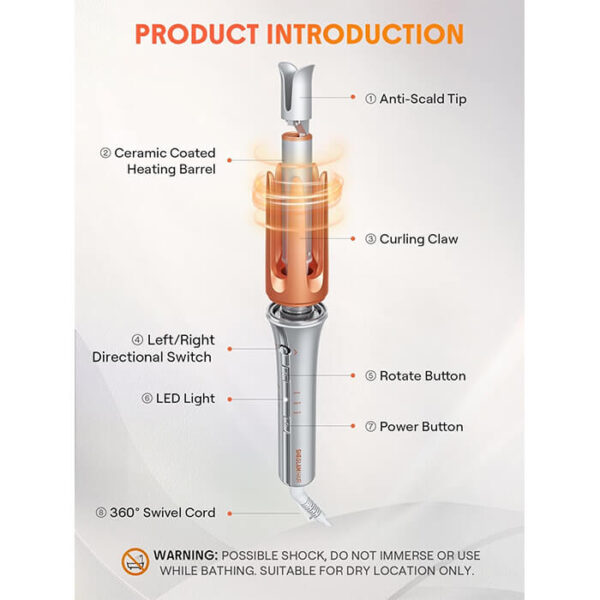sheglam automatic curling production introduction